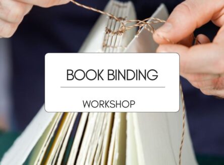 book binding basics makerspace workshop graphic