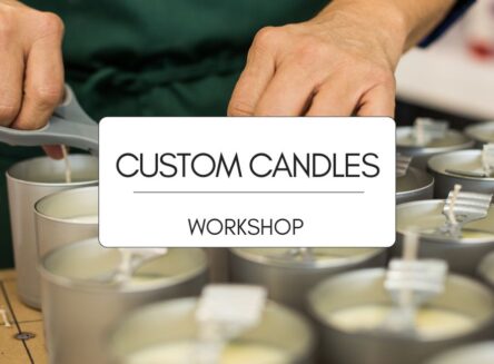 custom candles makerspace workshop graphic