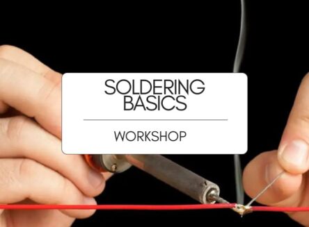 soldering basics makerspace workshop graphic