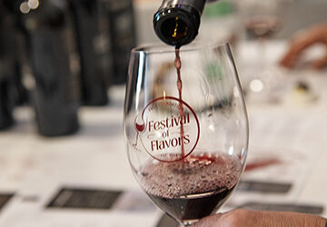 Festival of Flavors wineglass wine