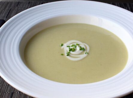 chilled potato and leek soup Chef Andy recipe