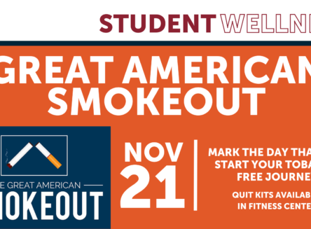 event tile for great american smokeout with date and location