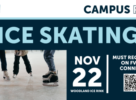 event tile for ice skating with campus rec and time date location