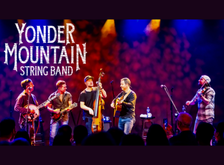 yonder mountain band preforming on stage